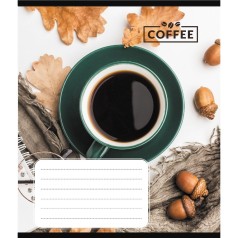 Зошит загальний "Кавові зерна" 048-590111K-5 в клітинку, 48 аркушів