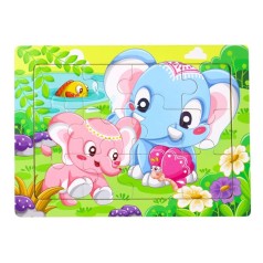 Детский деревянный пазл-вкладыш 