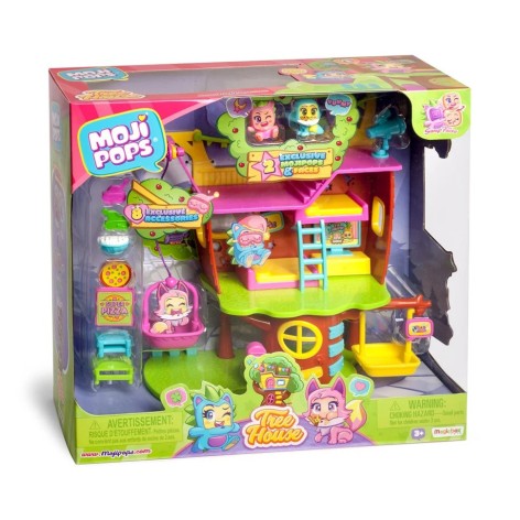 Игровой набор с фигурками "Домик на Дереве" Moji Pops PMPSP112IN20 (домик, 2 фигурки, аксессуары)