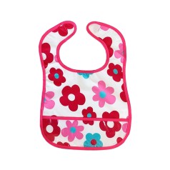 Дитячий слинявчик клейончатий MGZ-0601(Crimson) на липучці