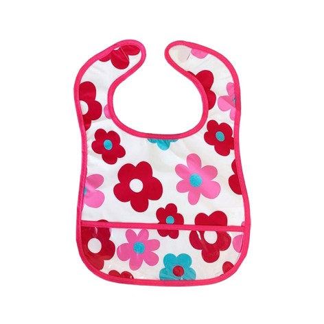 Дитячий слинявчик клейончатий MGZ-0601(Crimson) на липучці