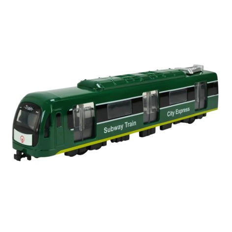Дитячий ігровий потяг 731-27K(Green) зелений, світиться, 23х4х5 см