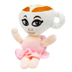 Дитяча м'яка іграшка-браслет "Балерина Капучино" IBR-H-5 музична