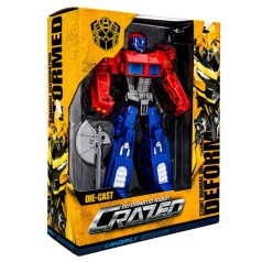 Дитяча іграшка Трансформер W8840(Red-Blue) пластик, робот 19 см+вантажівка