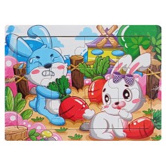 Детский деревянный пазл-вкладыш 