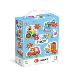Дитячий пазл 4 в 1 "Baby puzzle. Транспорт" DoDo Toys 300685 набір 4 в 1