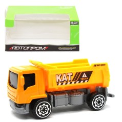 Машинка іграшкова Спецтехніка АвтоПром 7628 масштаб 1:64, металева  Самоскид 1