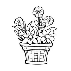 Картина-трафарет для розфарбовування піском 