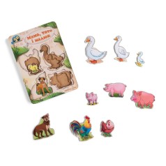 Дерев'яний пазл-вкладиш 